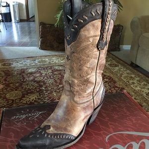 Luccese boots. Worn 1 X. $225